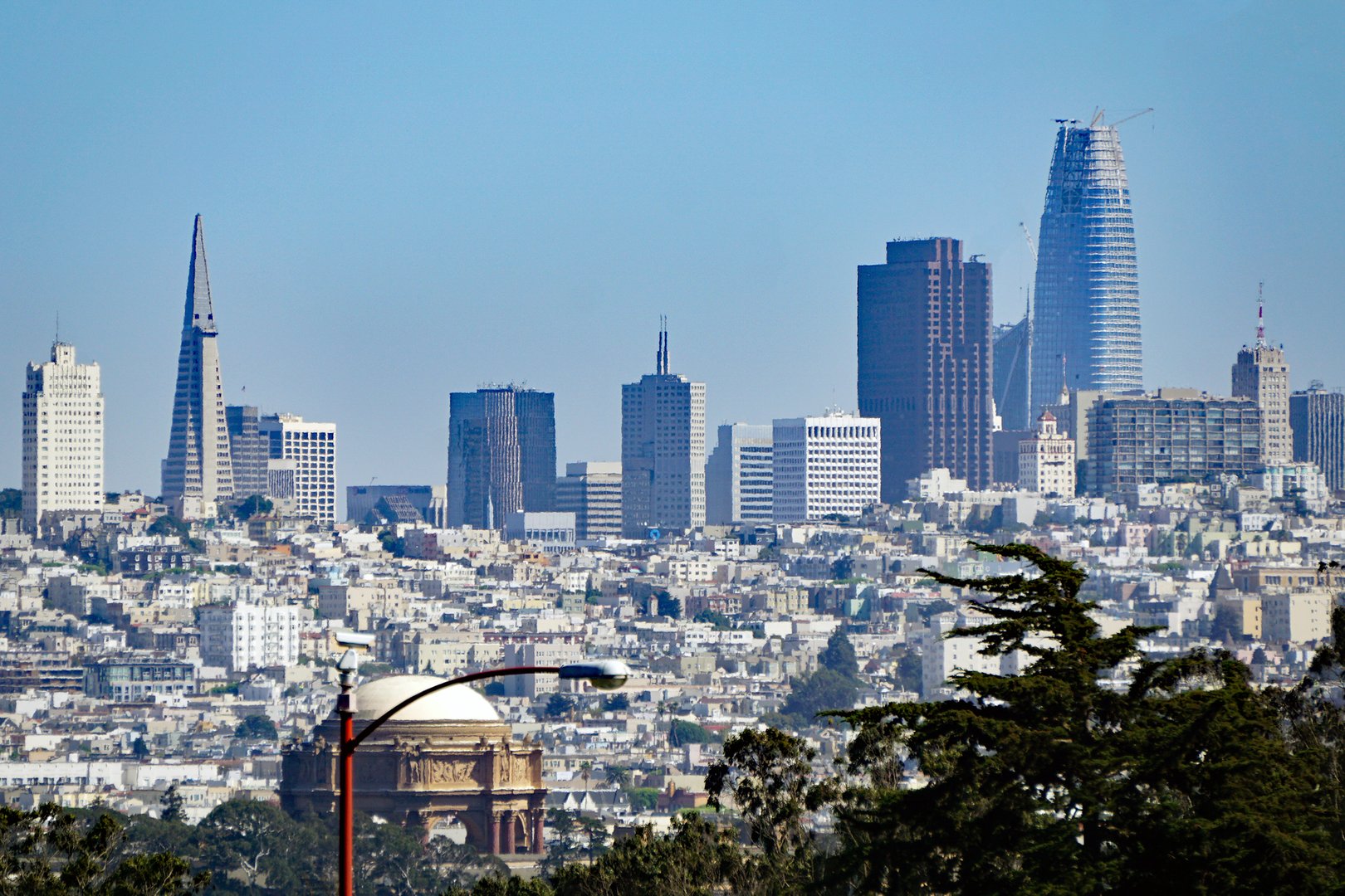 San Francisco Skyline from Golden Gate Bridge