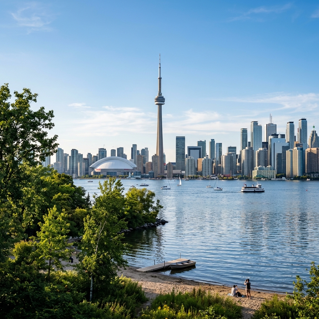 Toronto Skyline from the Islands